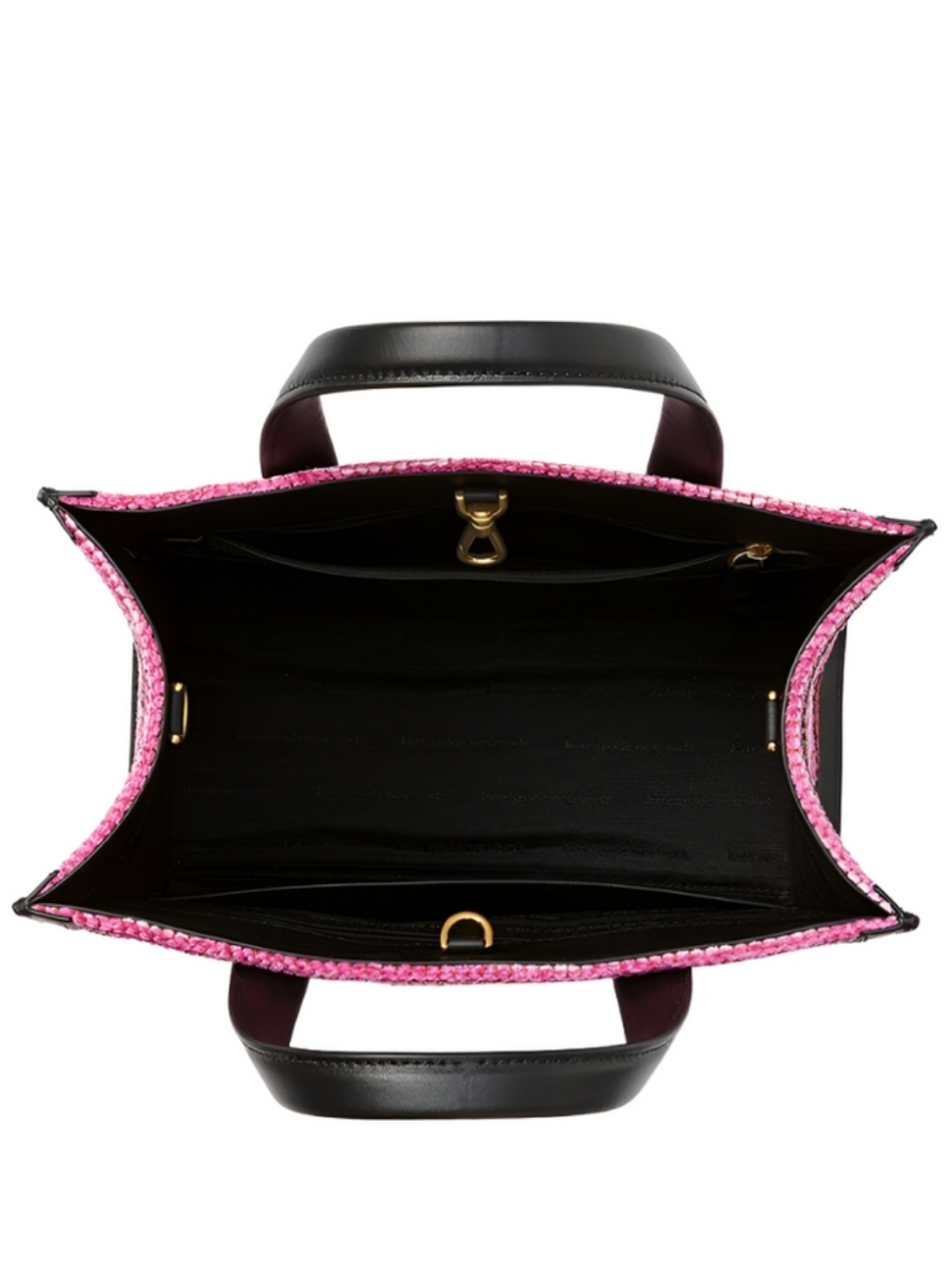 Kate Spade Manhattan Striped Metallic Small Tote Handbag 💖 - Picture 5 of 6